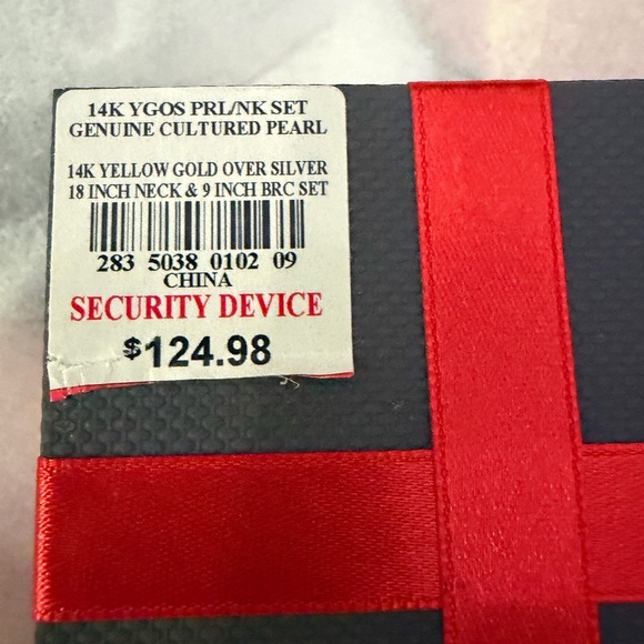 Cultured Freshwater Pearl Gold-Tone 2-Piece Necklace Set - Picture 3 of 3